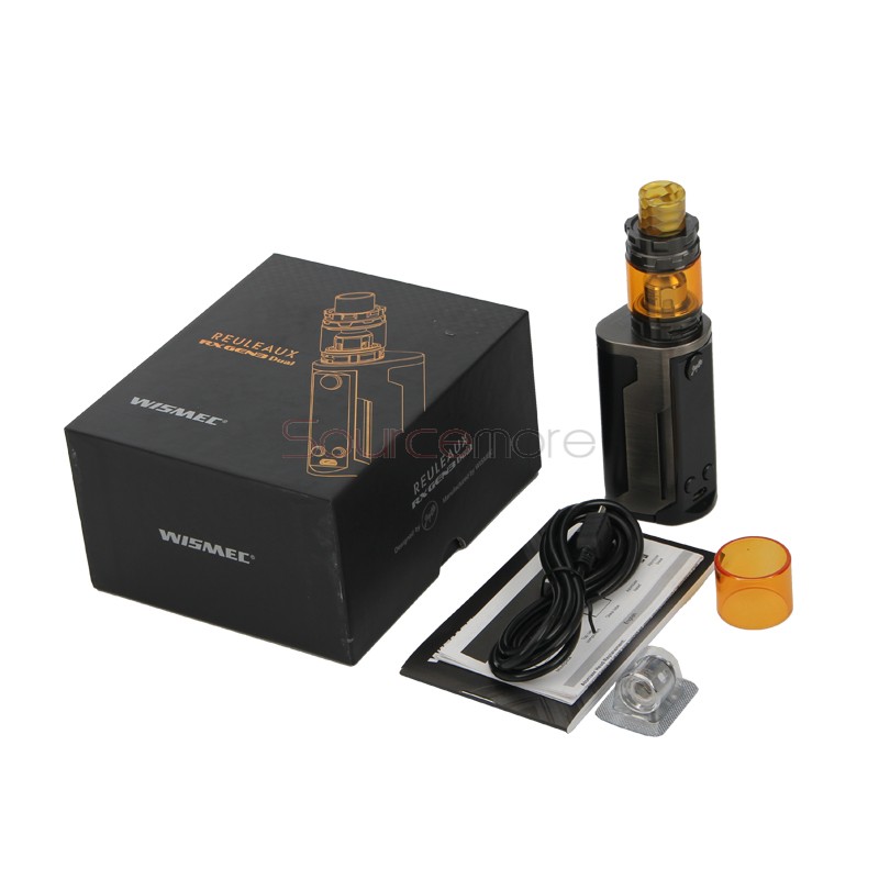 Wismec Reuleaux RX GEN3 Dual Kit with GNOME King - Gloss Black