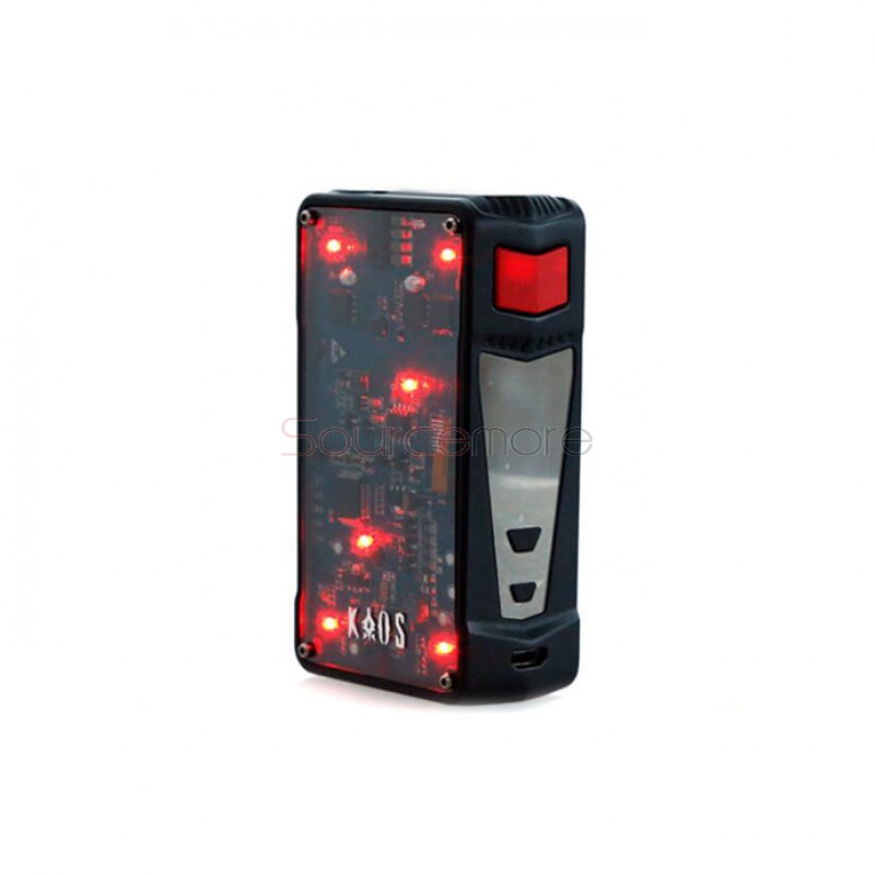 Sigelei Kaos Z 200W TC/VW Box Mod Powered by Dual 18650 Cells-Black