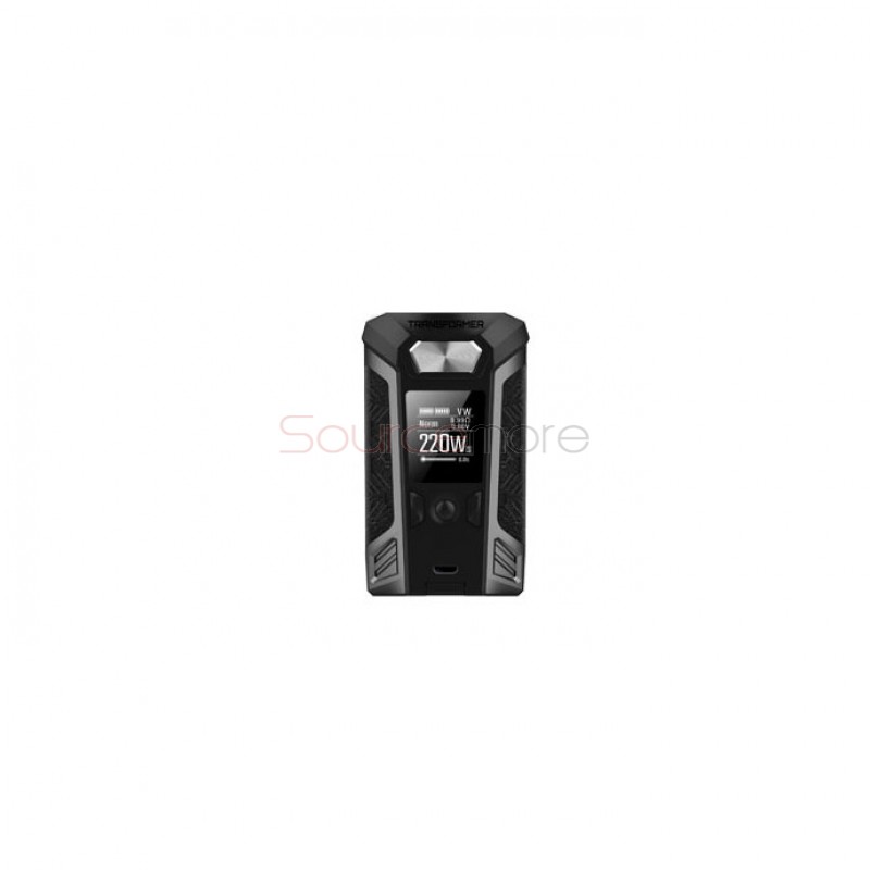 Vaporesso Switcher 220W Mod with OMNI Board 2.6 Powered by Dual 18650 Batteries-Iron grey