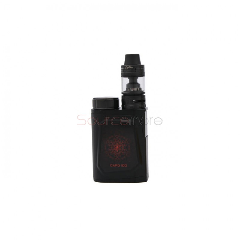 IJOY CAPO 100 Kit CAPO 100W Mod Powered by 21700 Battery with 3.2ml Captain Mini Tank-Black 