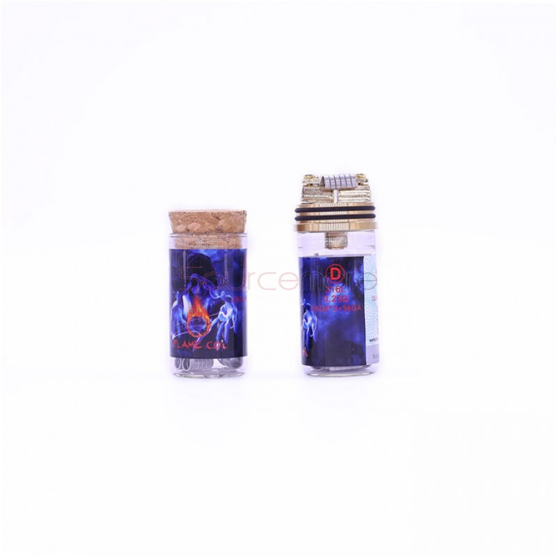 LTQ Demon Killer Heating Wire 0.25ohm for Rebuildable Atomizers 316L 26GA*3+38GA Wire-Flame coil D
