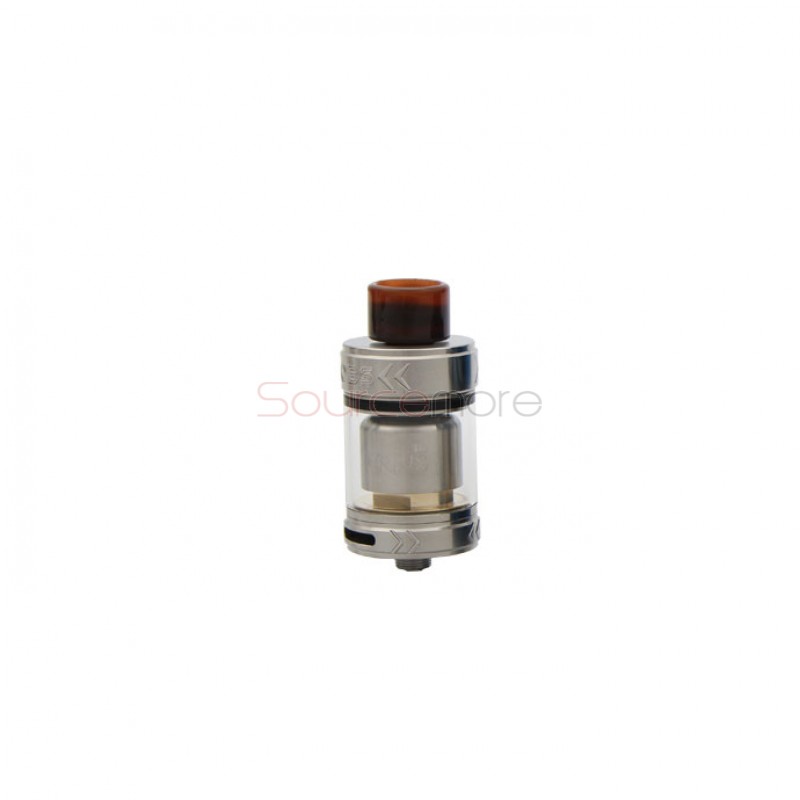 OBS Crius II RTA Rebuildable Tank Atomizer with 3.5ml Capacity and Bottom Airflow System-Silver