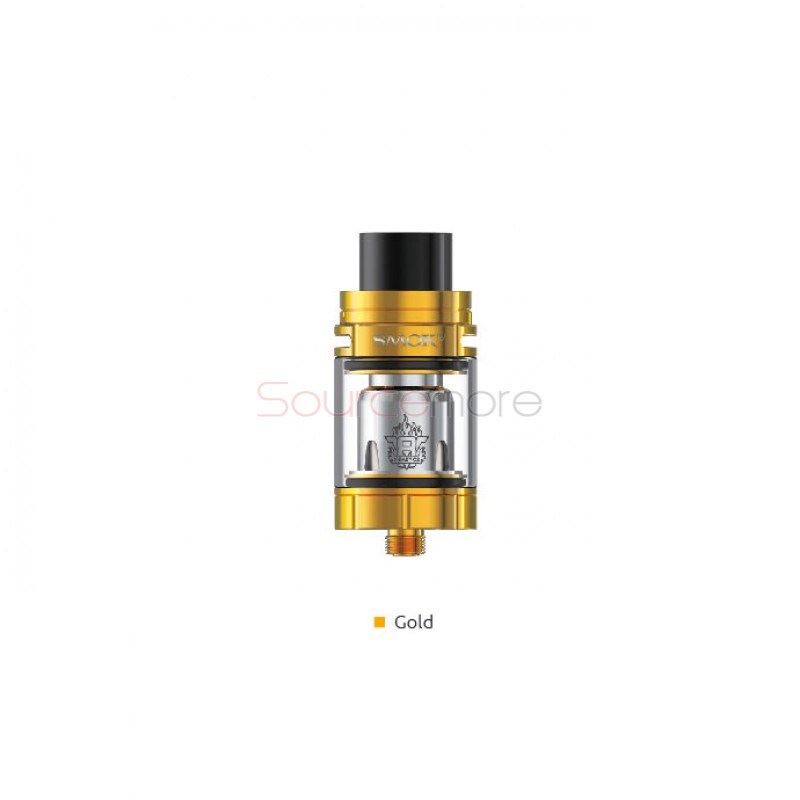 Smok TFV8 X-Baby Tank with Top Airflow Top Filling Design and 4.0ml Capacity- Gold