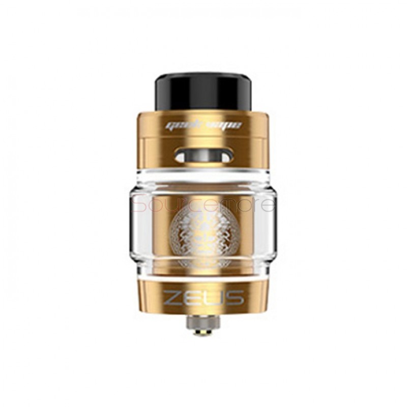 Geek Vape Zeus Dual RTA with Top Airflow 4.0ml Capacity-Gold