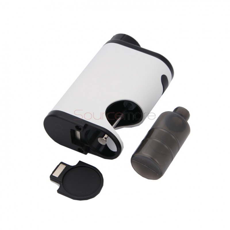Eleaf Pico Squeeze Mod with Coral RDA Kit Replaceable 18650 Battery and 6.5ml Liquid Capacity- White