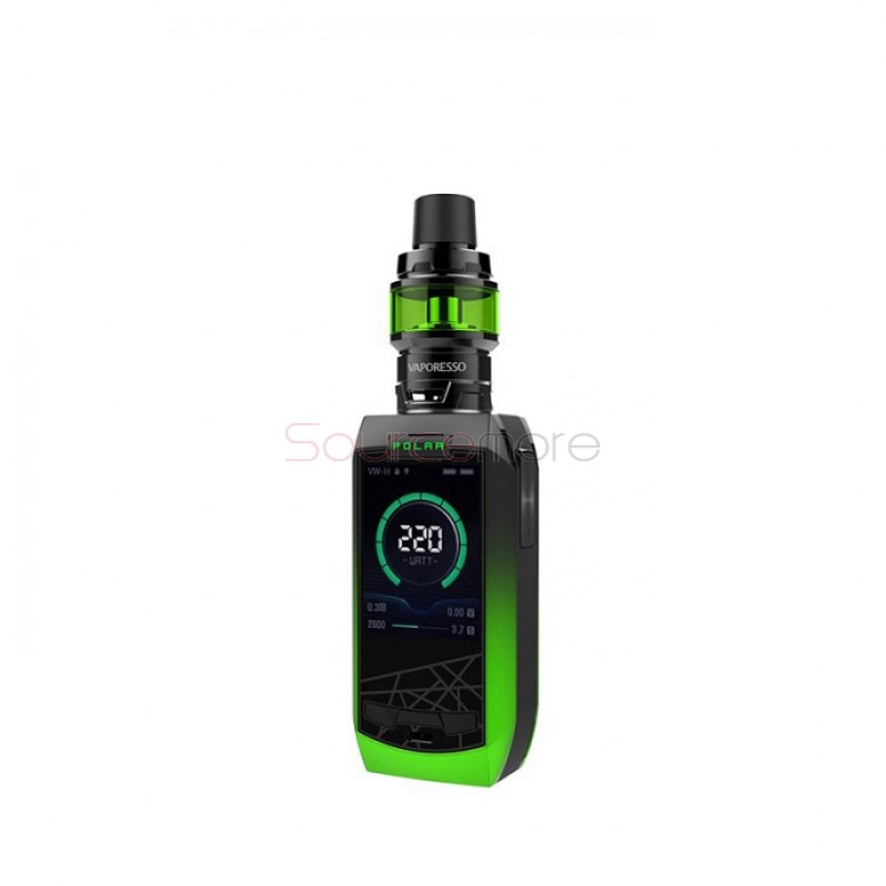 Vaporesso Polar with Cascade Baby SE Kit with 6.5ml Capacity - Green + Black