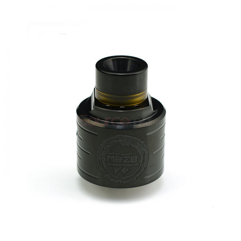Hcigar Maze V4 Dual Coil 24mm Diameter RDA Rebuildalbe Drip Atomizer-Black