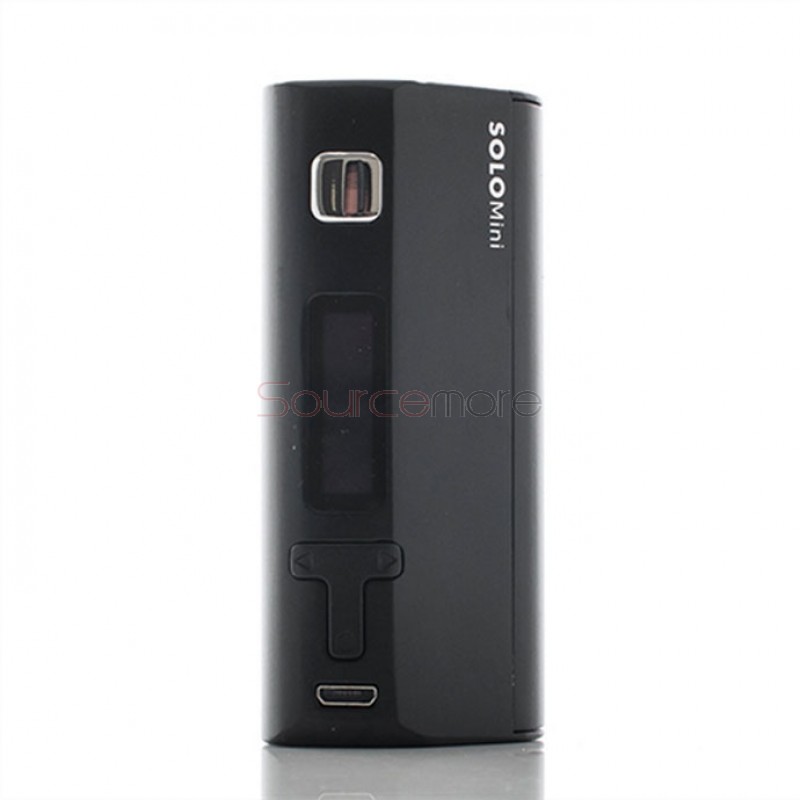 IJOY Solo Mini 75W Taste Control OLED Screen Mod Support Ti/Ni/Kanthal A1/SS Powered by Single 18650 Cell- Black