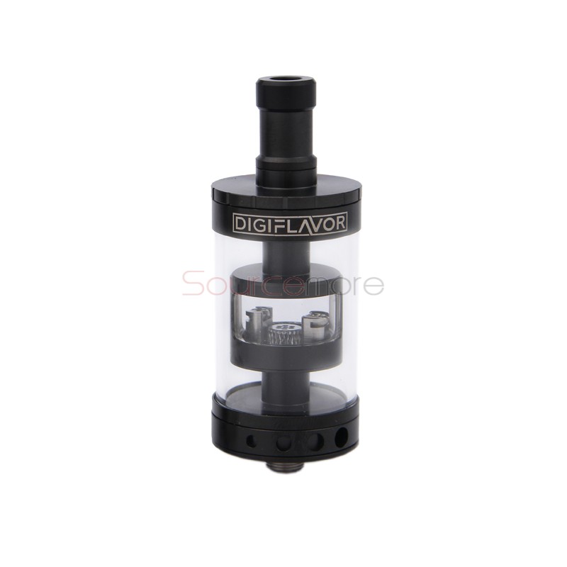 Digiflavor Siren GTA 5ml Liquild Capacity Mouth to Lung Genisis Tank Atomizer 25mm Diameter Version- Black