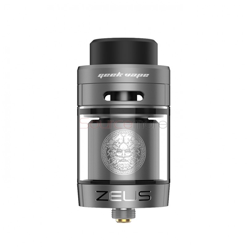 Geekvape Zeus Dual Rta Tpd Editon 2ml Vape Rebuildable Tank Gunmetal