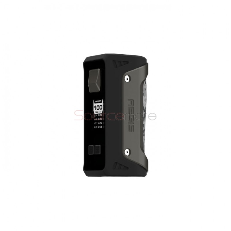 Geek Vape Aegis 100W Mod Supports 18650 or 26650 Cell (without cell version)-Gunmetal