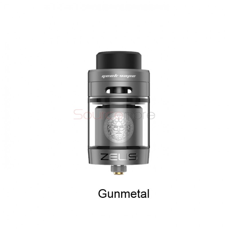 Geek Vape Zeus Dual RTA with Top Airflow 4.0ml Capacity-Gunmetal