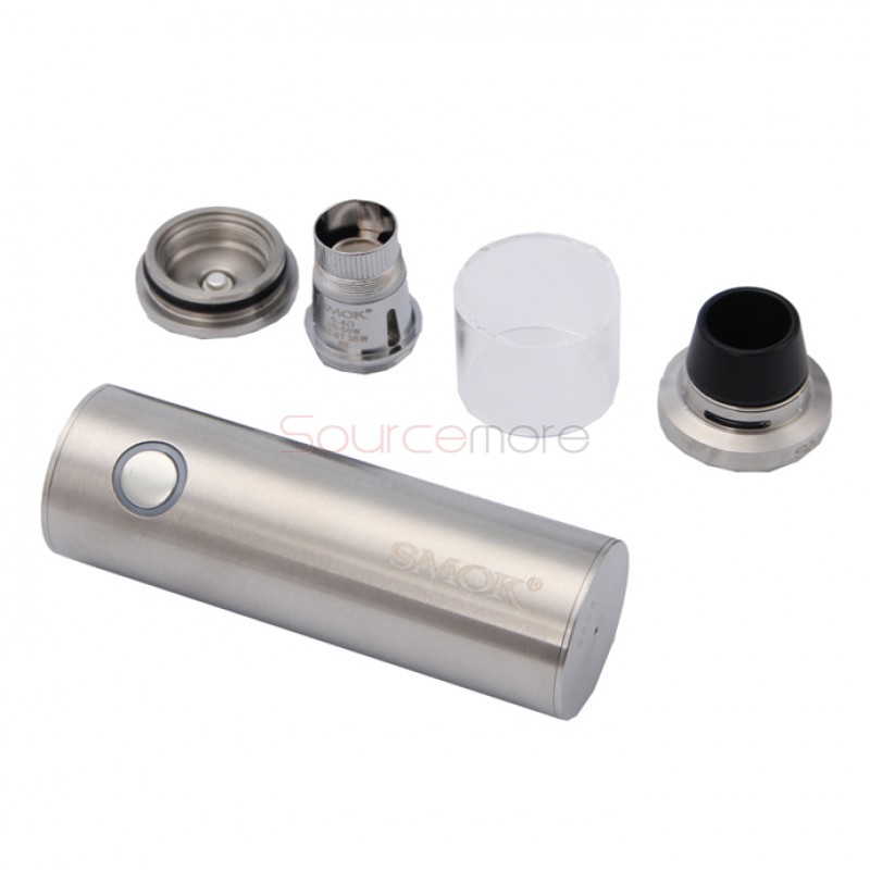 Smok Brit One Mega Kit 2000mah Misub Plus Battery with 2ml Brit Sub Tank- Silver
