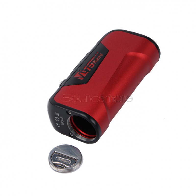 Hcigar VT75 Nano Evolv DNA75 Chipest TC Mod Support SS/Ni/Ti Powered by Single 18650 Cell-Red