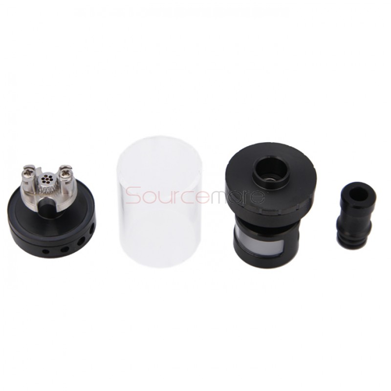 Digiflavor Siren GTA 5ml Liquild Capacity Mouth to Lung Genisis Tank Atomizer 25mm Diameter Version- Black