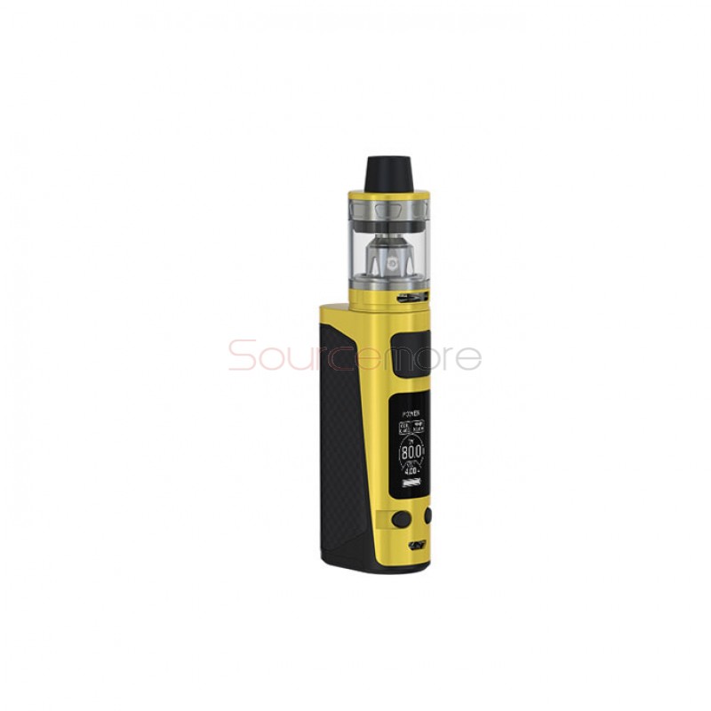 Joyetech eVic Primo Mini 80W Mod with 4ml PorCore Aires Atomizer Starter Kit - Yellow