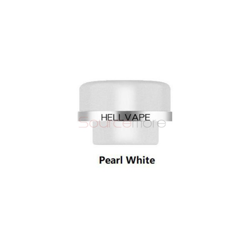 Hellvape Dead Rabbit V2 RDA Drip Tip Pearl White