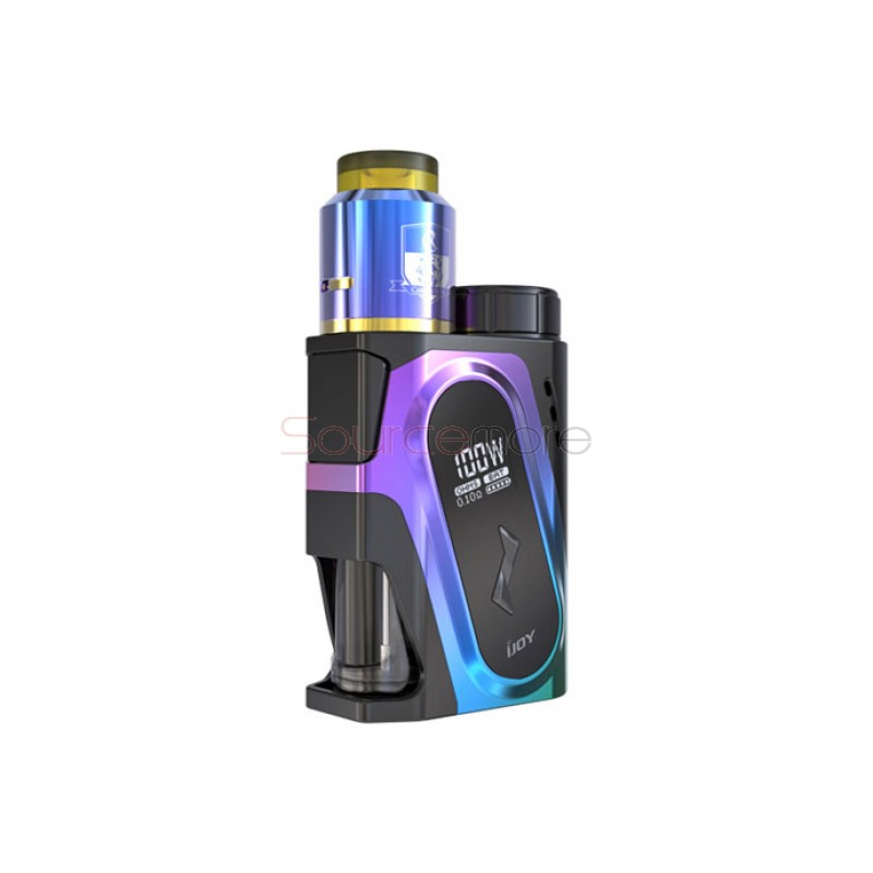 IJOY CAPO Squonker Kit with COMBO RDA Triangle Atomizer - Rainbow