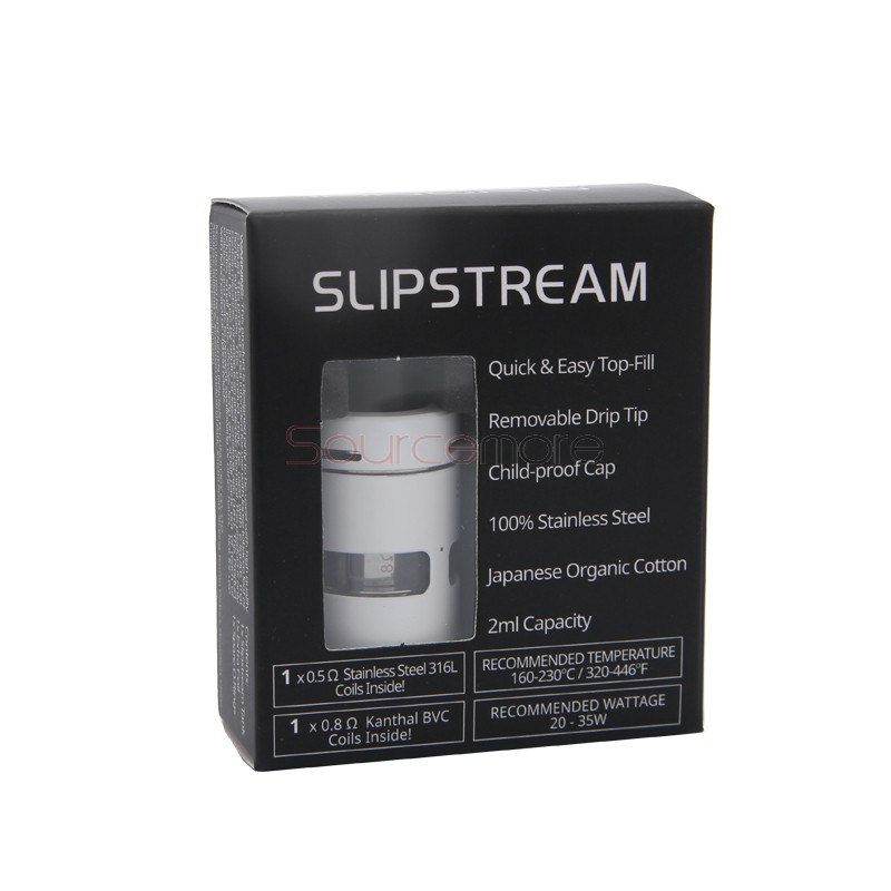 Innokin SlipStream RDA 2ml Capacity Rebuildable Dripping Atomizer - White