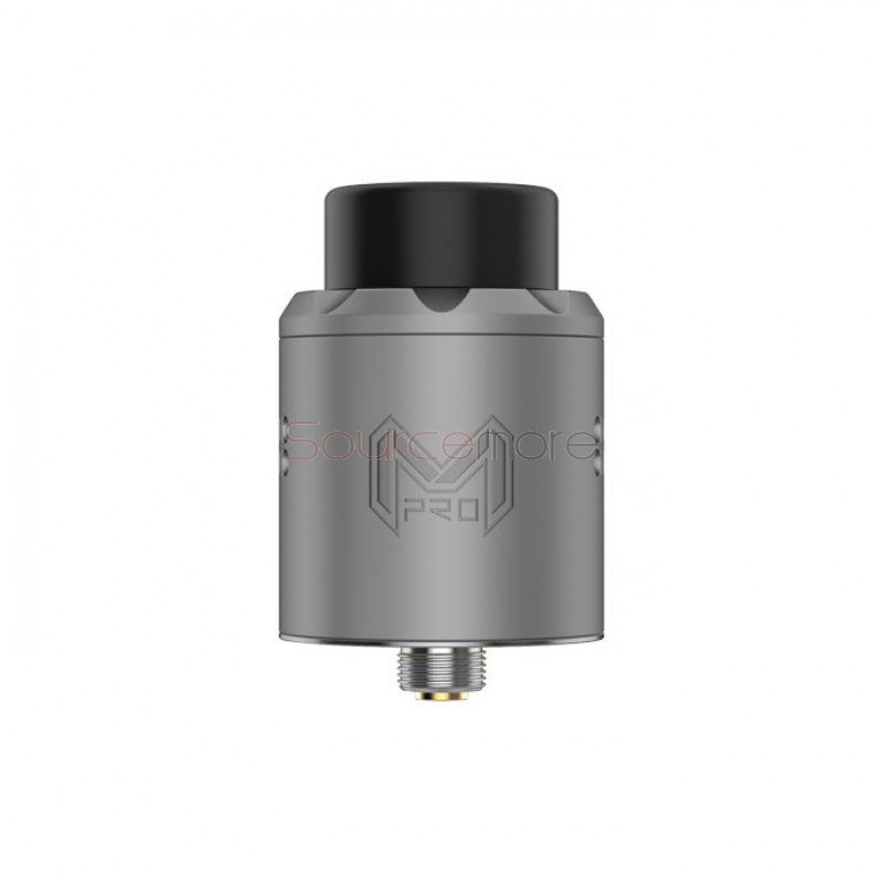Digiflavor Mesh Pro RDA Rebuildable Drip Atomizer with 25mm Diameter and Single or Dual Coils Build-Gun metal