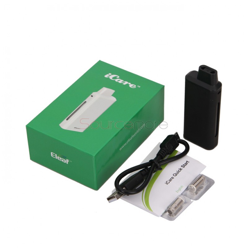 Eleaf iCare 1.8ml Tank with 650mah Battery All-in-One Starter Kit- Black