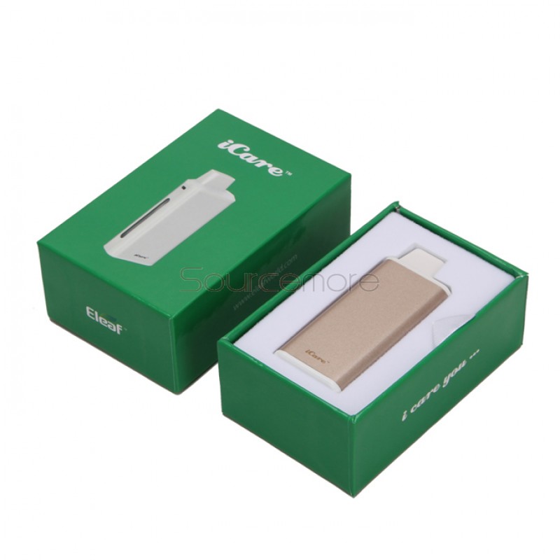 Eleaf iCare 1.8ml Tank with 650mah Battery All-in-One Starter Kit- Gold