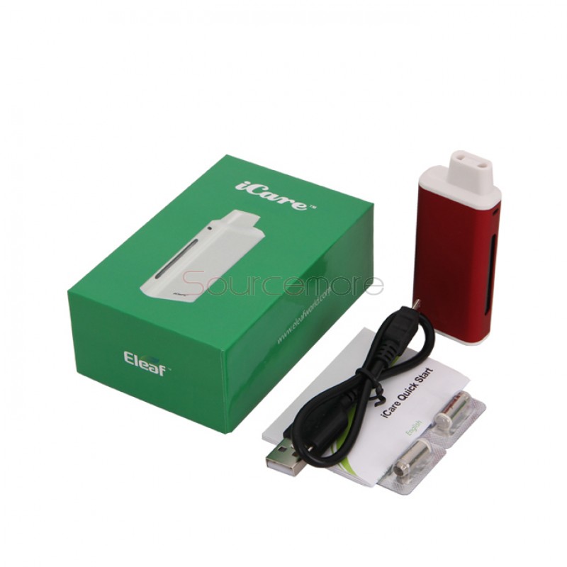 Eleaf iCare 1.8ml Tank with 650mah Battery All-in-One Starter Kit- Red