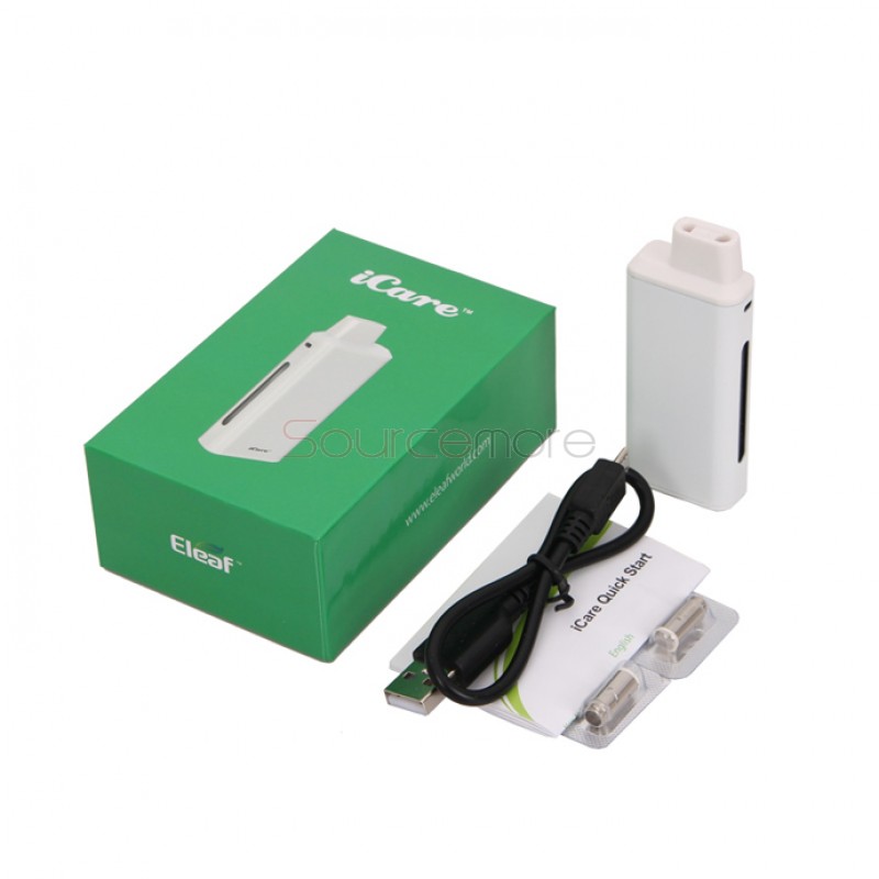 Eleaf iCare 1.8ml Tank with 650mah Battery All-in-One Starter Kit- White