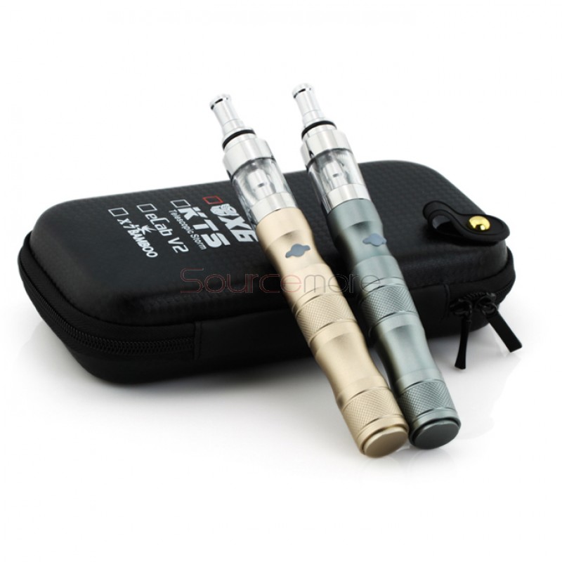 Kamry X6 Starter Kit with X6 1300mah Battery 2.2ml X6 V2 Atomizer US Plug-Gold