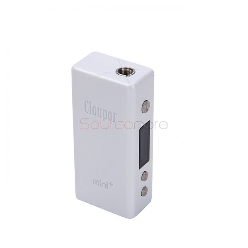 Cloupor Mini Plus 50W Smart TC Mod Supports Ni200/Ti Temperature Sensing Wire Mod-White