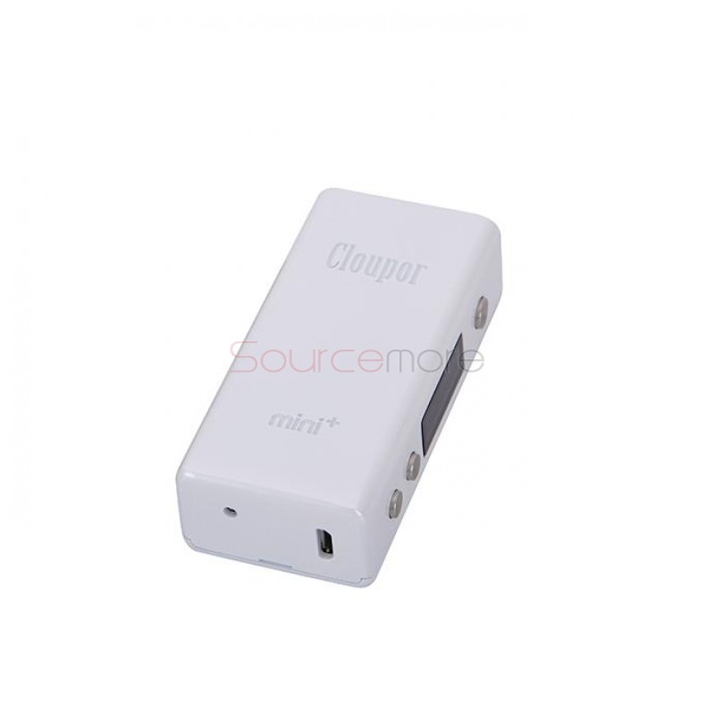 Cloupor Mini Plus 50W Smart TC Mod Supports Ni200/Ti Temperature Sensing Wire Mod-White