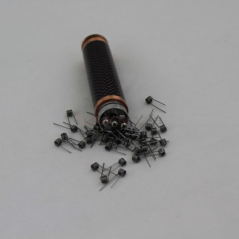 1.0ohm LTQ Prebuild RBA Coil Kanthal A1 Resistance Wire for Rebuildable Atomizers 28GA Tightlt BUild Coil 50pcs 