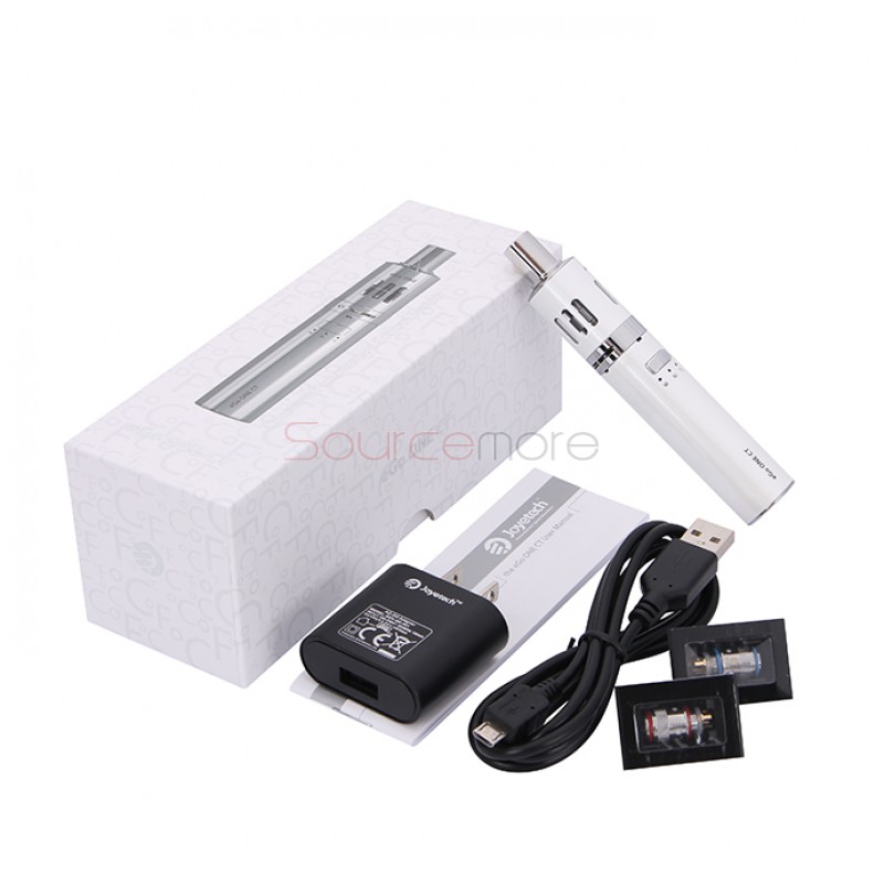 Joyetech eGo ONE CT Starter Kit 1100mah/1.8ml Standard Vesion  CT/CW Mode Kit with EU Plug-White
