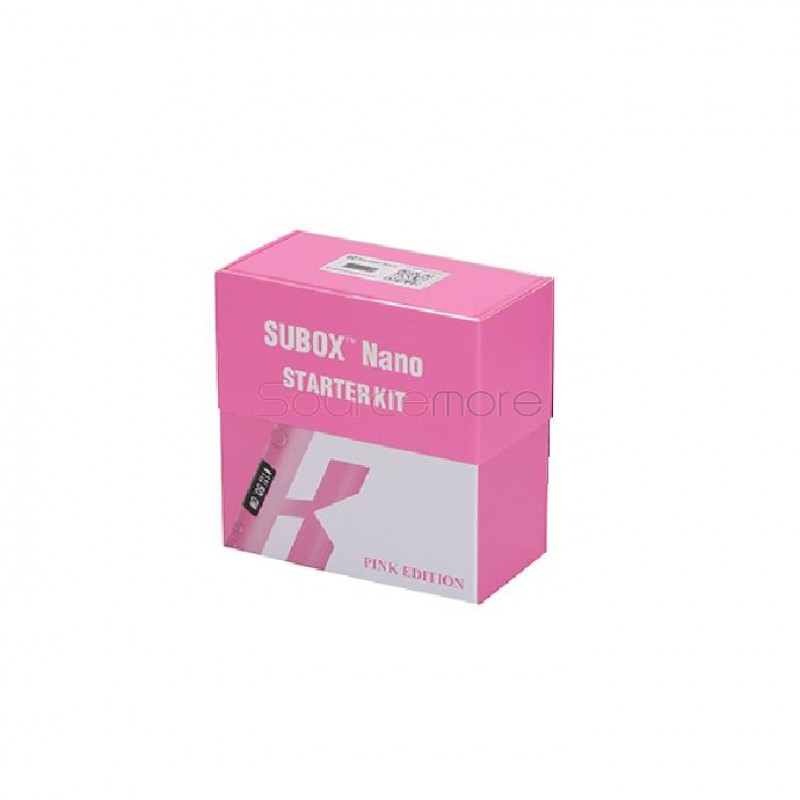 Kanger Subox Nano Starter Kit 50W Subox Nano with 3.0ml Subtank Nano Atomizer-Pink