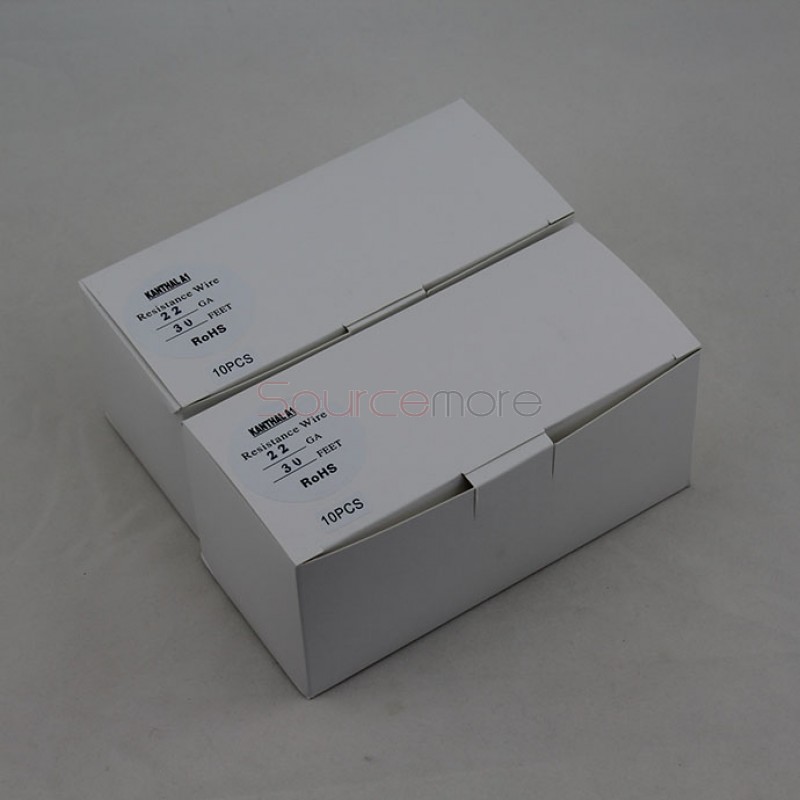 Kanthal A1 Resistance Wire for Rebuildable Atomizers 22GA 30 Feet Heat Resistant Material