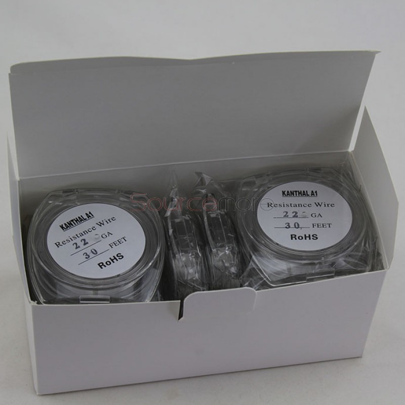 Kanthal A1 Resistance Wire for Rebuildable Atomizers 22GA 30 Feet Heat Resistant Material