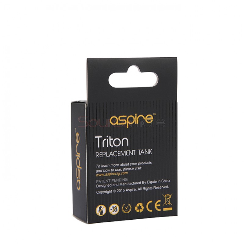 Aspire Triton Atomizer Replacement Tube with Pyrex & Stainless Steel 