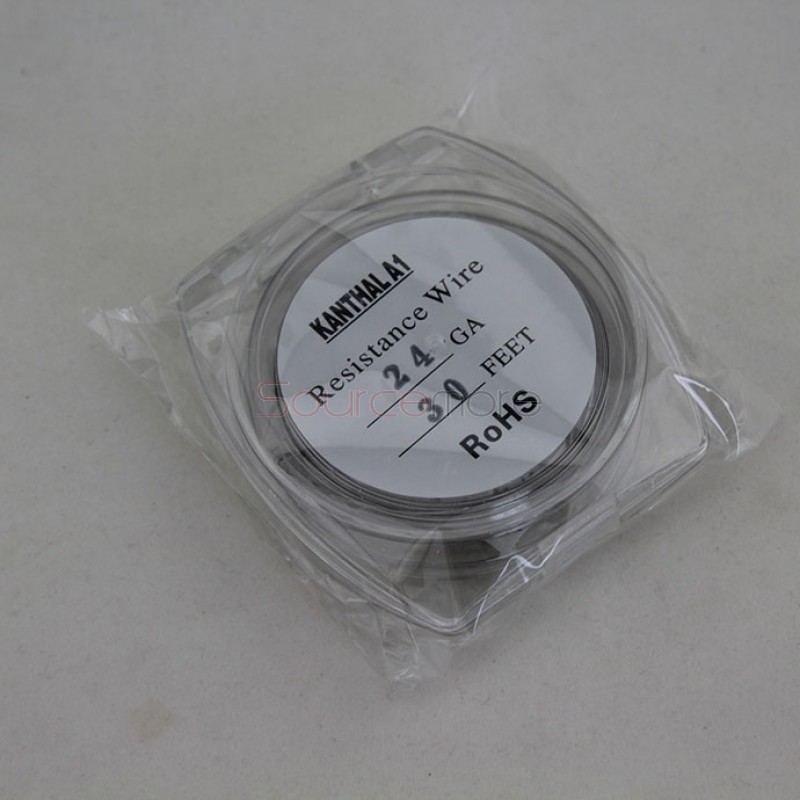 Kanthal A1 Resistance Wire for Rebuildable Atomizers 24GA 30 Feet Heat Resistant Material