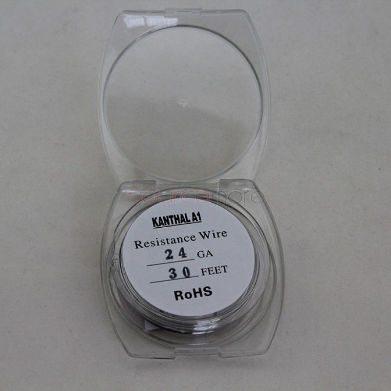 Kanthal A1 Resistance Wire for Rebuildable Atomizers 24GA 30 Feet Heat Resistant Material