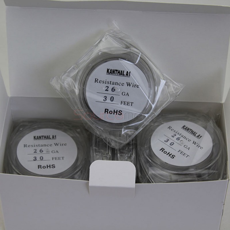 Kanthal A1 Resistance Wire for Rebuildable Atomizers 26GA 30 Feet Heat Resistant Material