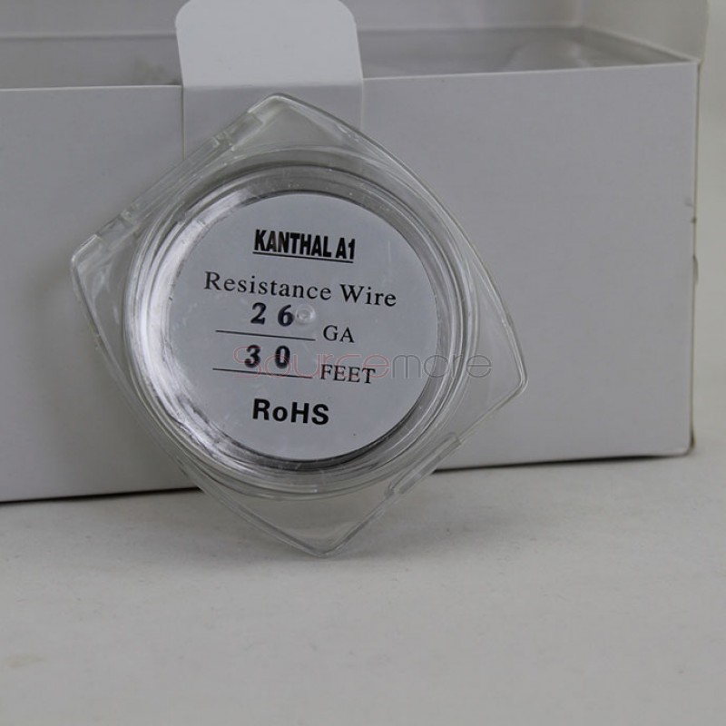 Kanthal A1 Resistance Wire for Rebuildable Atomizers 26GA 30 Feet Heat Resistant Material
