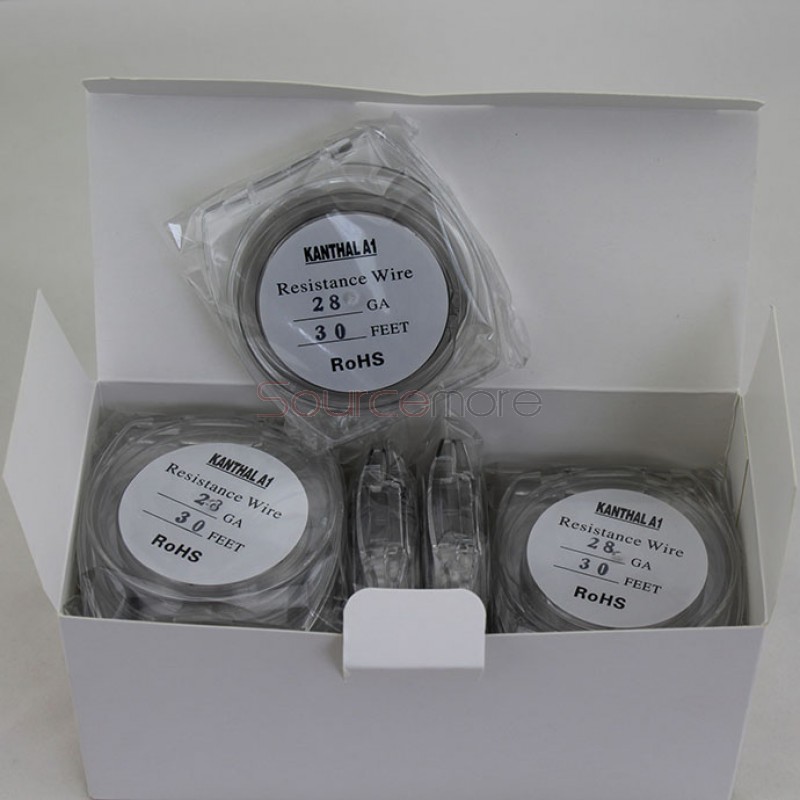 Kanthal A1 Resistance Wire for Rebuildable Atomizers 28GA 30 Feet Heat Resistant Material