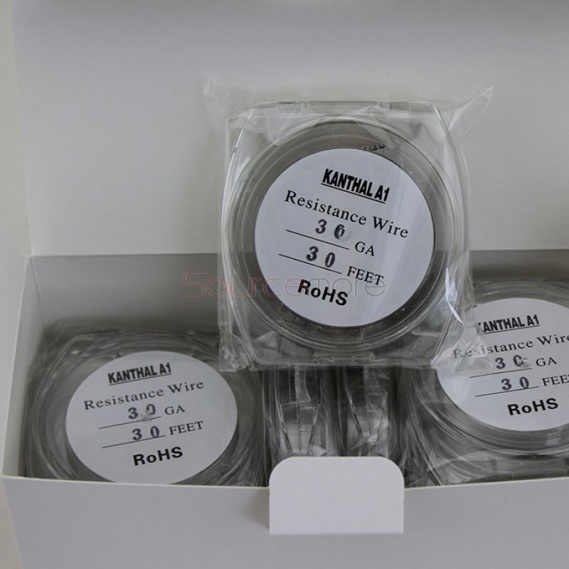 Kanthal A1 Resistance Wire for Rebuildable Atomizers 30GA 30 Feet Heat Resistant Material