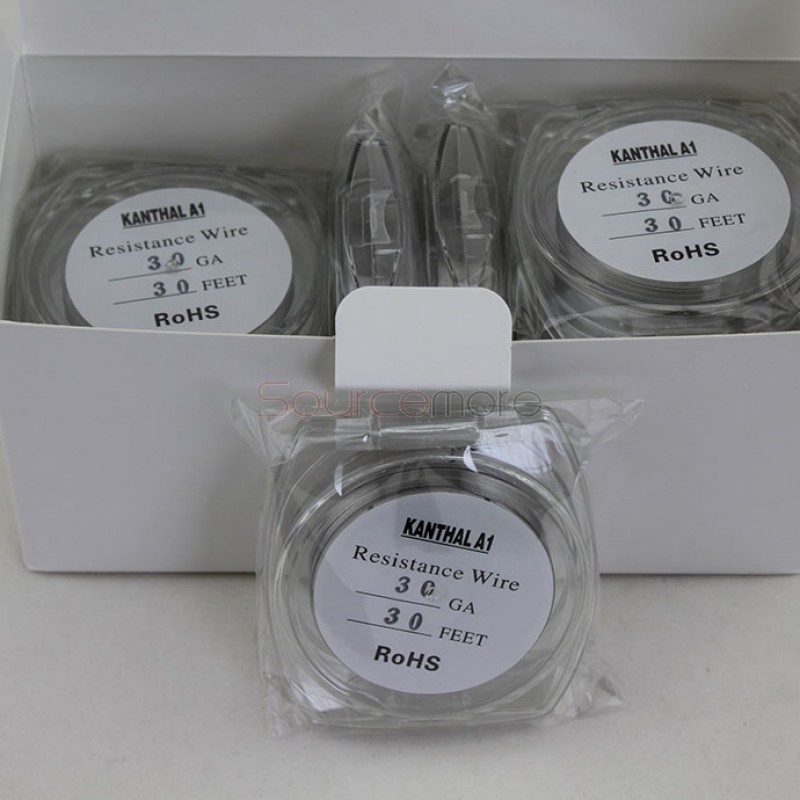 Kanthal A1 Resistance Wire for Rebuildable Atomizers 30GA 30 Feet Heat Resistant Material