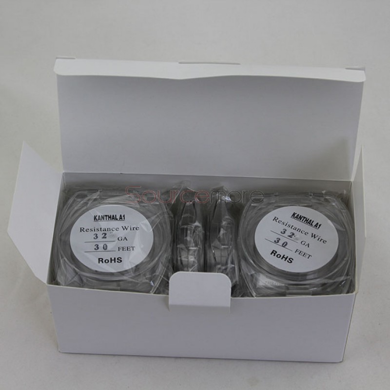 Kanthal A1 Resistance Wire for Rebuildable Atomizers 32GA 30 Feet Heat Resistant Material