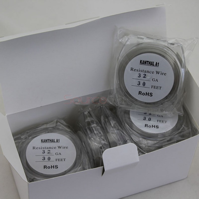 Kanthal A1 Resistance Wire for Rebuildable Atomizers 32GA 30 Feet Heat Resistant Material