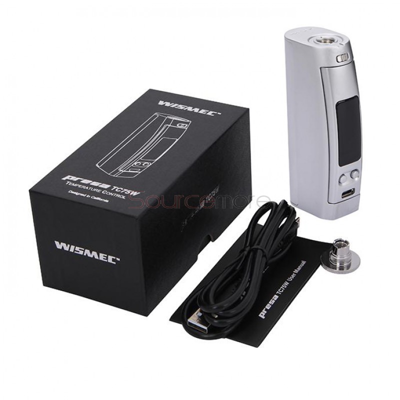 Wismec Presa TC 75W Mod - Silver