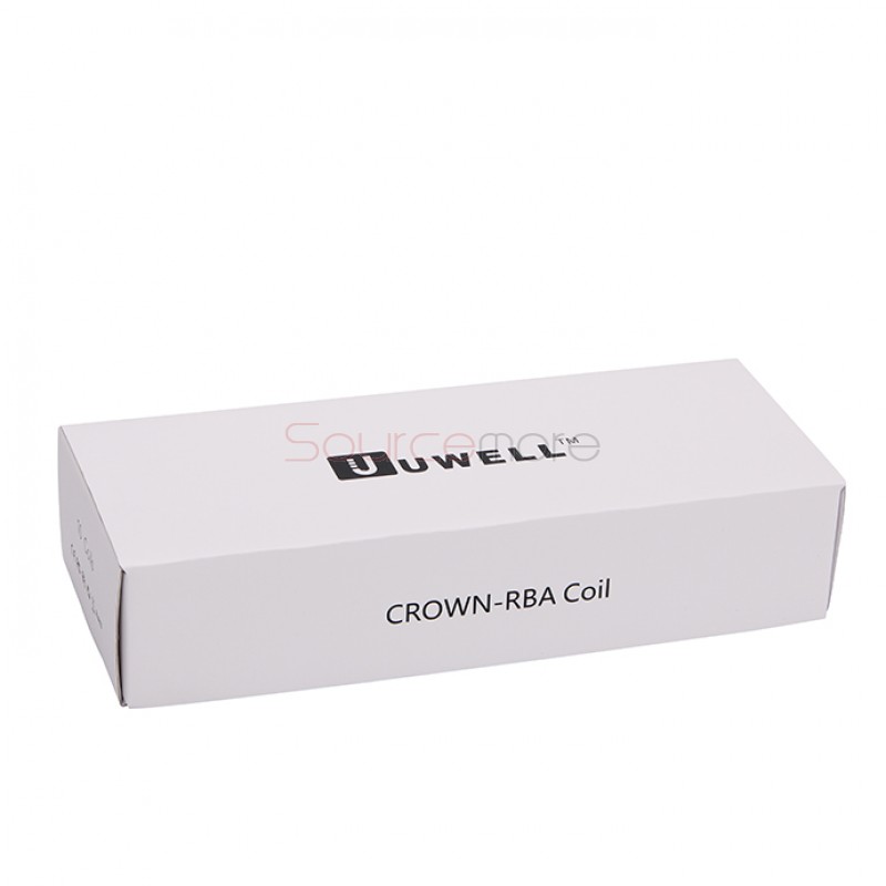 Uwell Rebuildable Coil RBA Kit for Crown Tank 316L Stainless Steel Wire with Japanese Organic Cotton