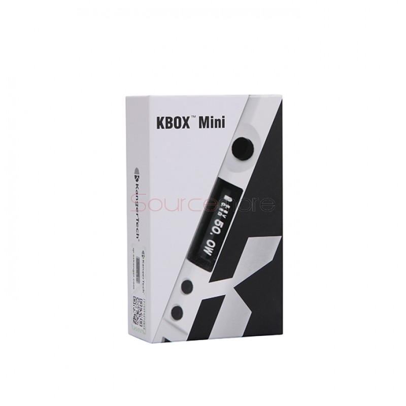 Kanger Kbox Mini 5W-60W Variable Wattage VW Box Mod - white