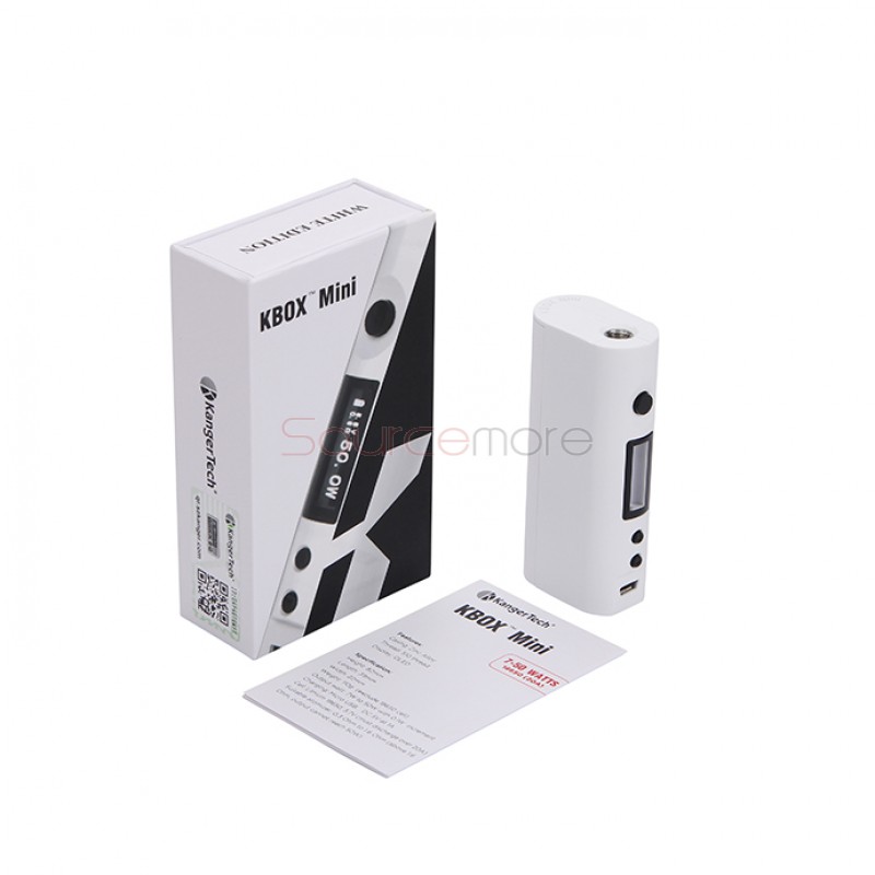 Kanger Kbox Mini 5W-60W Variable Wattage VW Box Mod - white